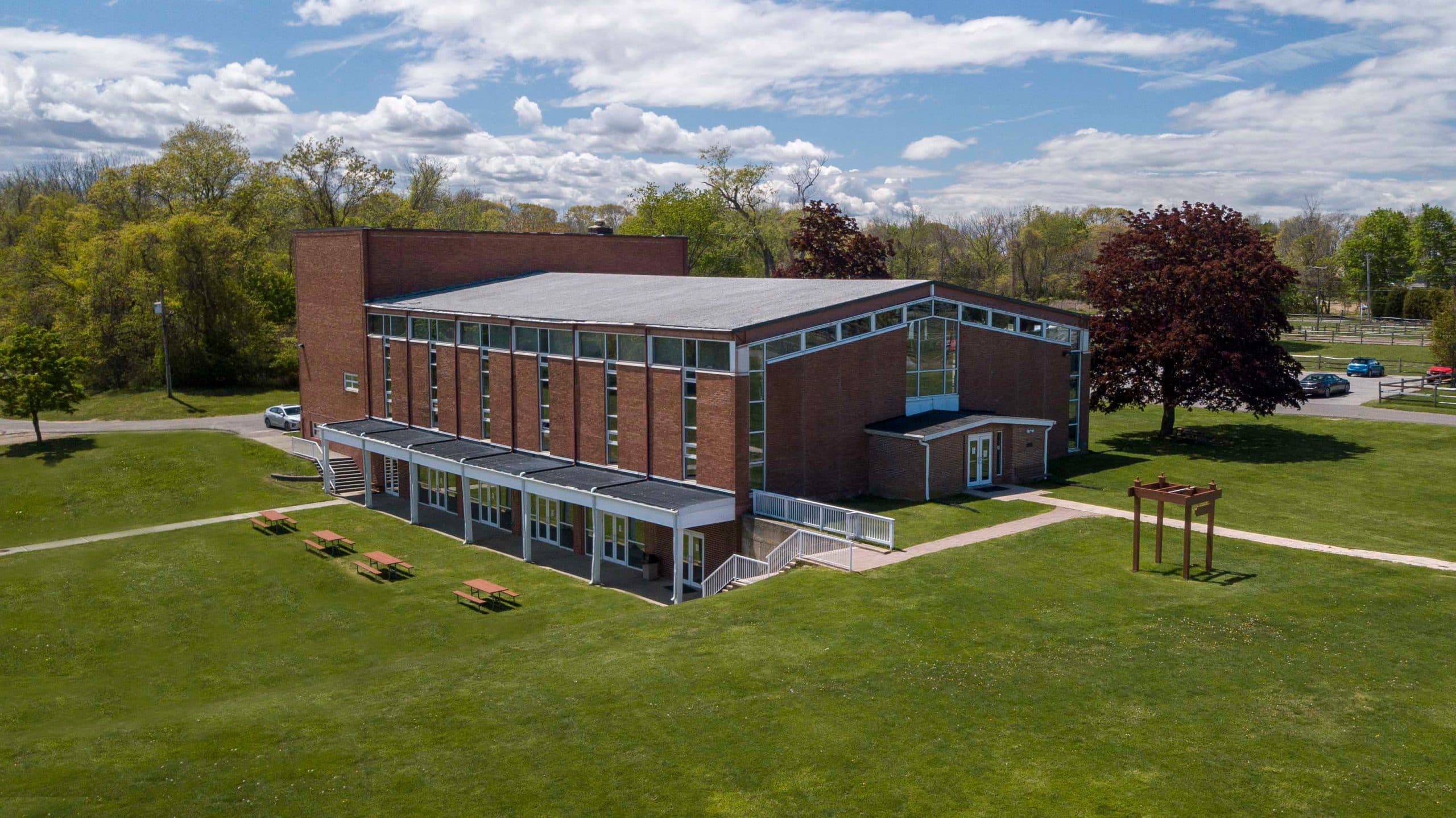 Bancroft Phinney Hall aerial view